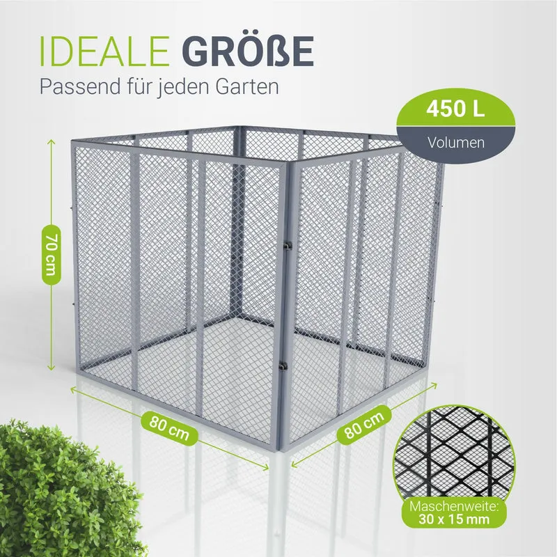 Composteur métallique pour déchets de jardin