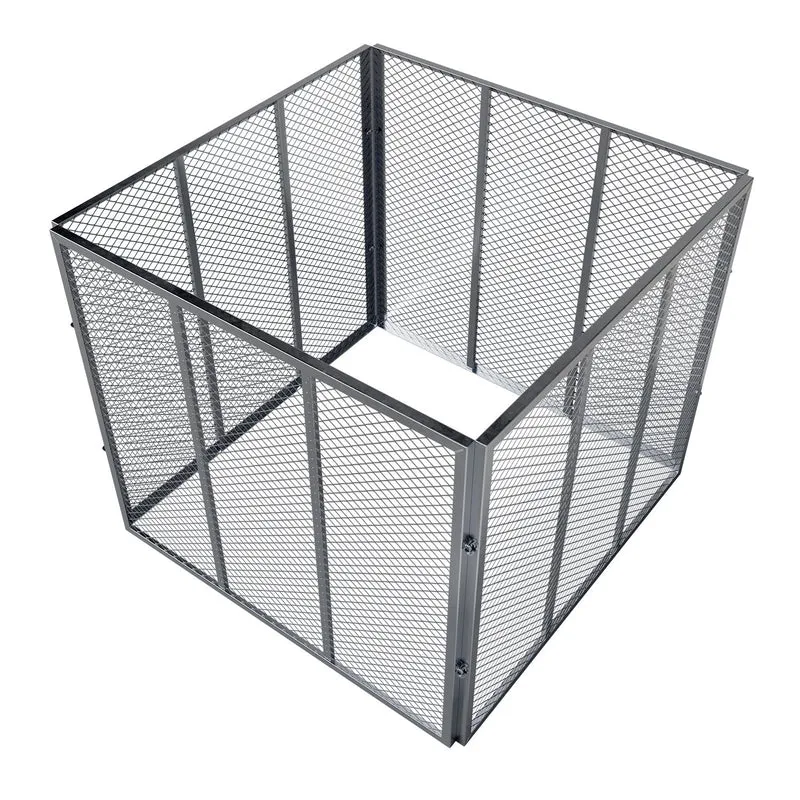 Composteur métallique pour déchets de jardin