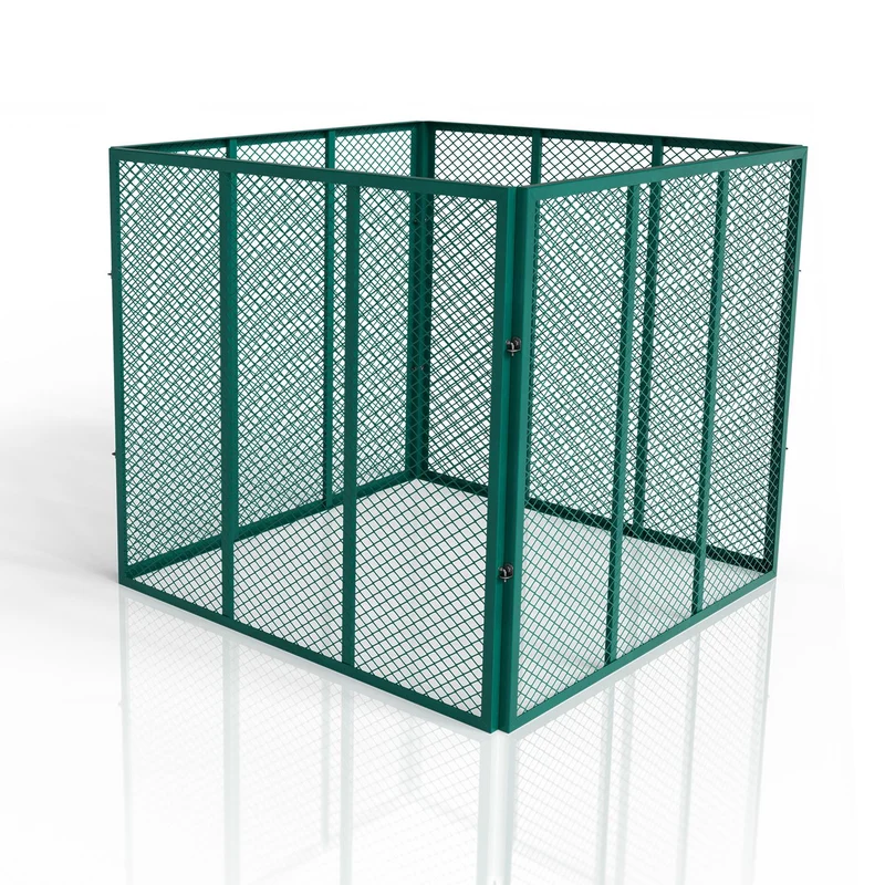 Composteur métallique pour déchets de jardin