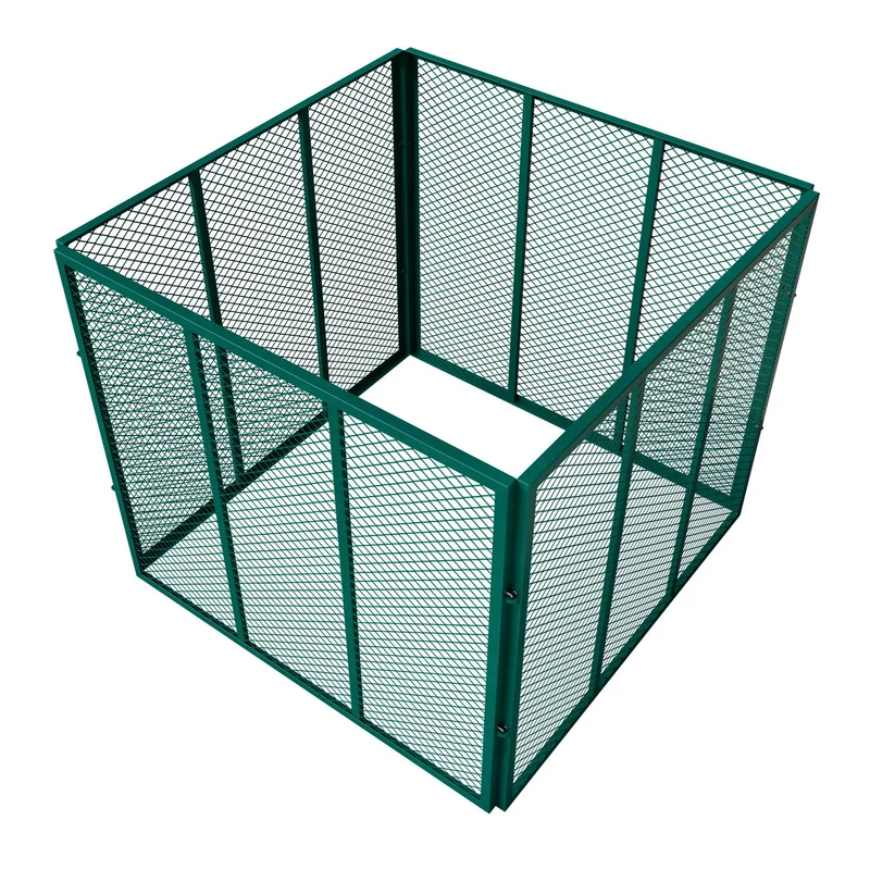 Composteur métallique pour déchets de jardin