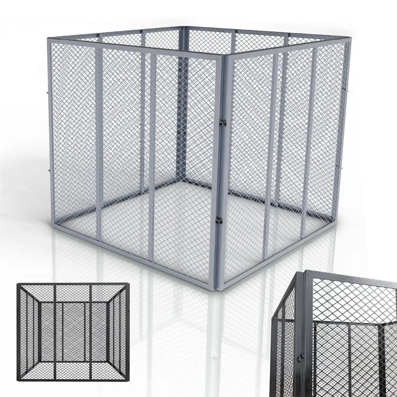 Composteur métallique pour déchets de jardin