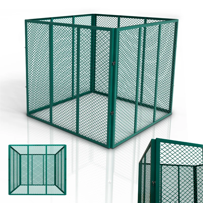 Composteur métallique pour déchets de jardin