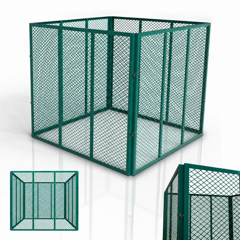 Composteur métallique pour déchets de jardin
