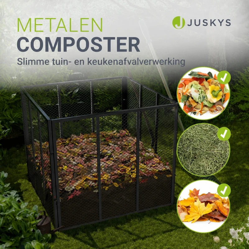 Composteur métallique pour déchets de jardin