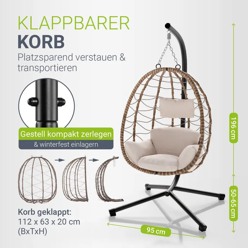 Fauteuil suspendu sur pied Aria