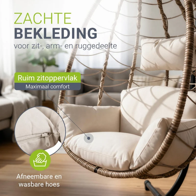 Fauteuil suspendu sur pied Aria