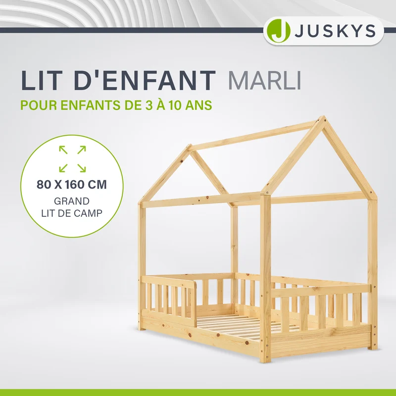 Lit enfant Marli 80 x 160 cm