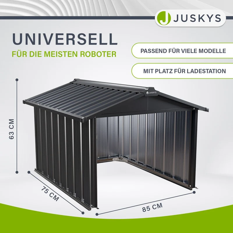 Abri pour robot tondeuse en acier