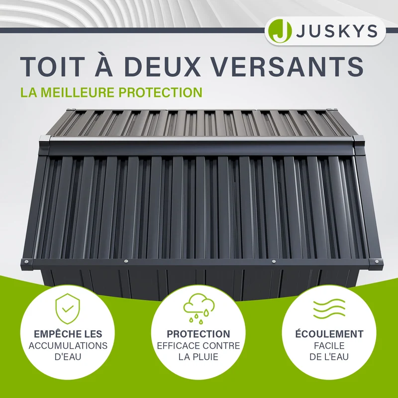 Abri pour robot tondeuse en acier