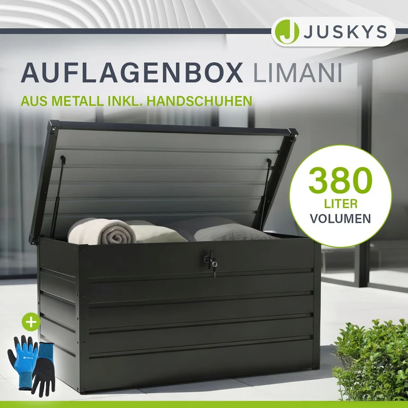 Coffre de rangement en métal Limani