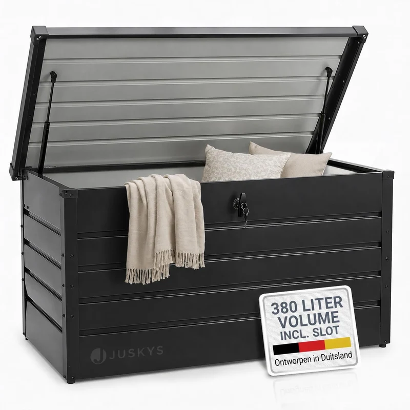 Coffre de rangement en métal Limani