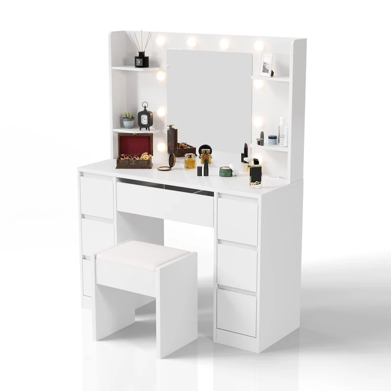 Coiffeuse avec miroir Malia