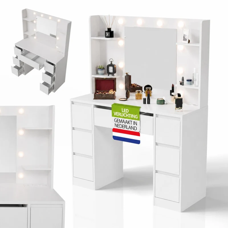Coiffeuse avec miroir Malia