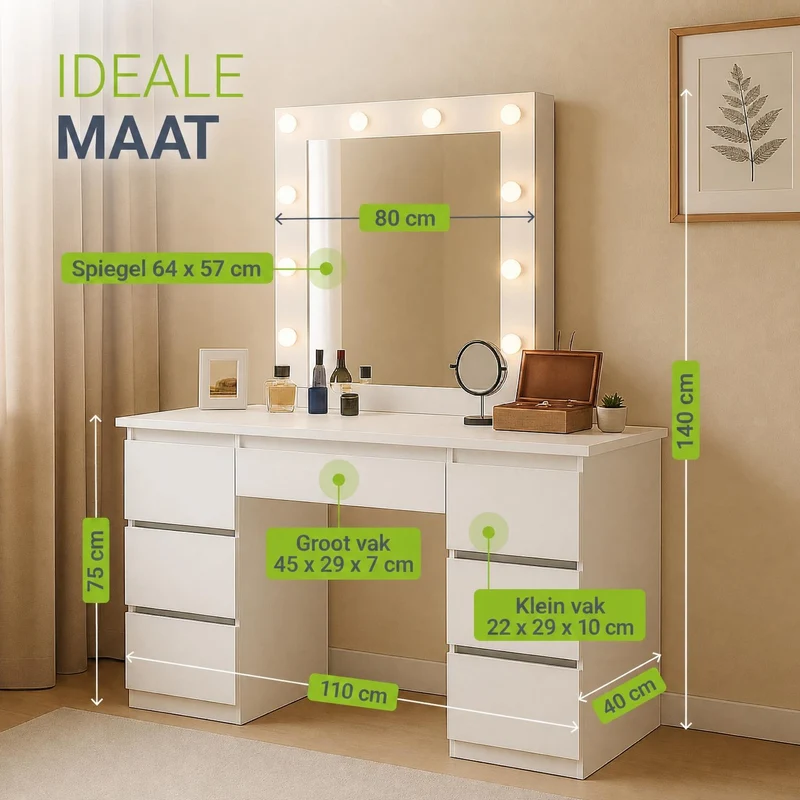Coiffeuse avec miroir Talea