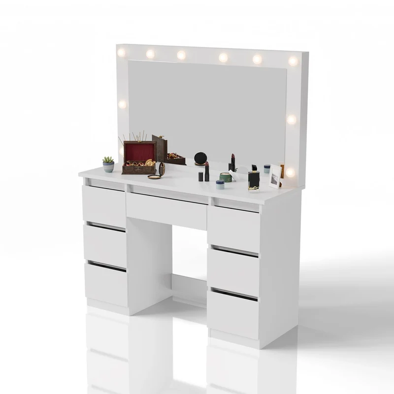 Coiffeuse avec miroir Lilia