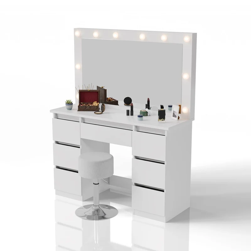 Coiffeuse avec miroir Lilia