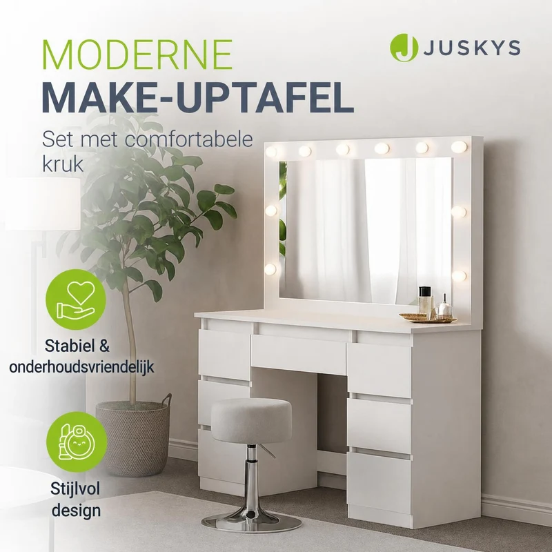 Coiffeuse avec miroir Lilia