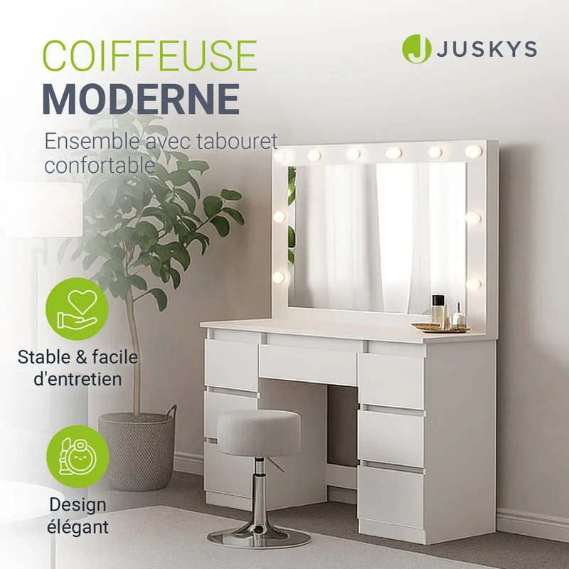 Coiffeuse avec miroir Lilia