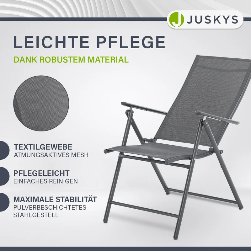 Chaise de jardin pliante Calena