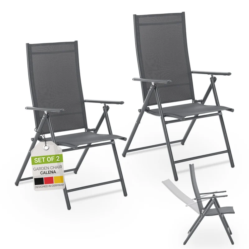 Chaise de jardin pliante Calena