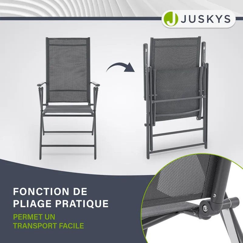 Chaise de jardin pliante Calena