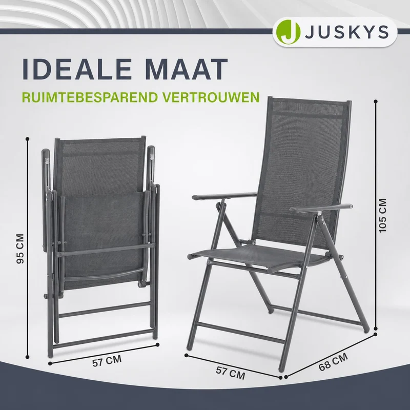 Chaise de jardin pliante Calena