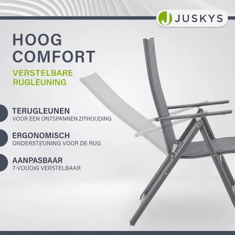 Chaise de jardin pliante Calena