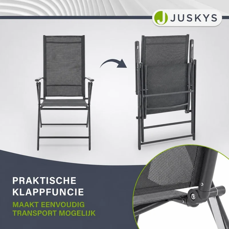 Chaise de jardin pliante Calena