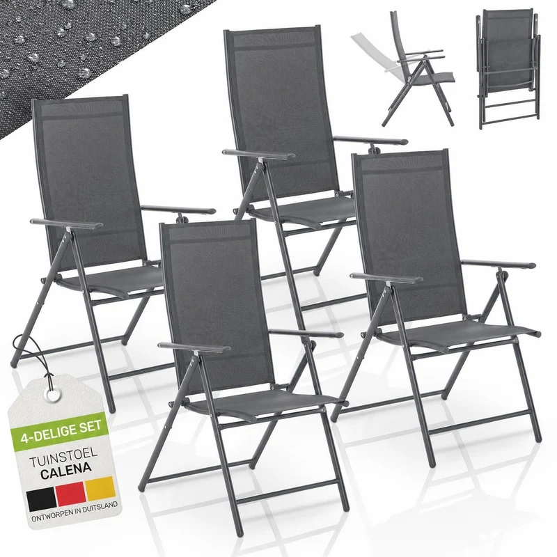 Chaise de jardin pliante Calena