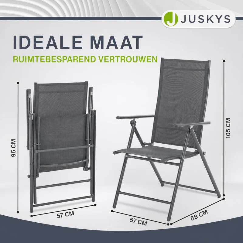 Chaise de jardin pliante Calena