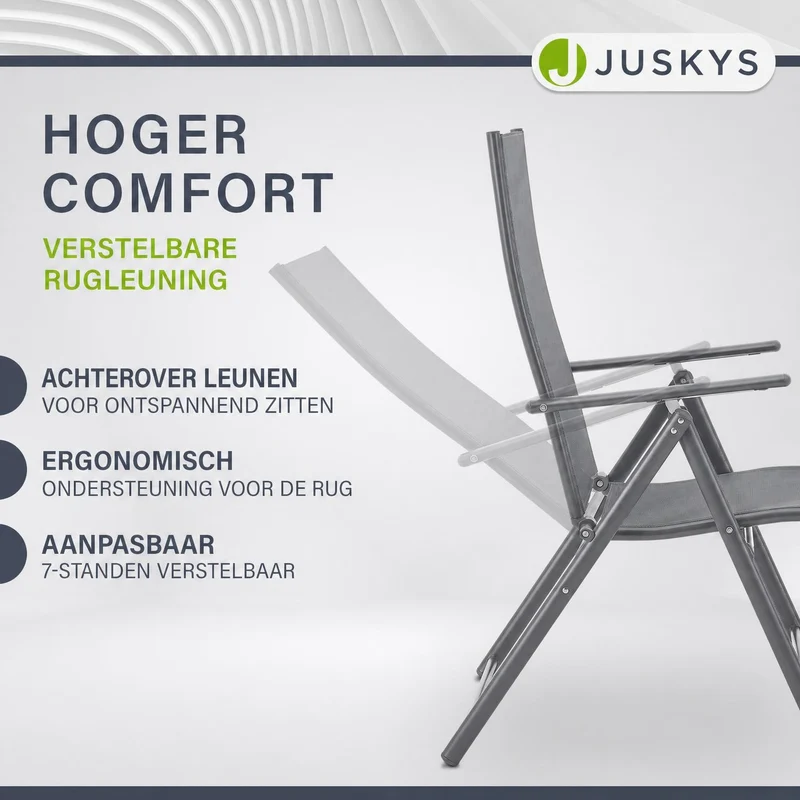 Chaise de jardin pliante Calena