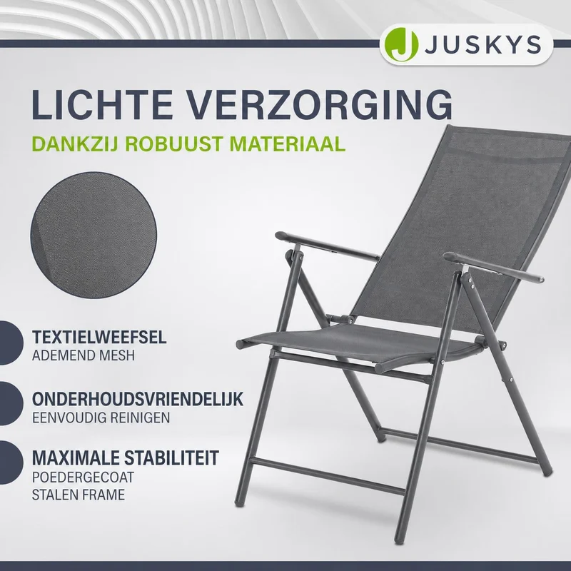 Chaise de jardin pliante Calena