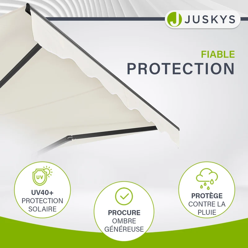 Store banne manuel à bras articulés