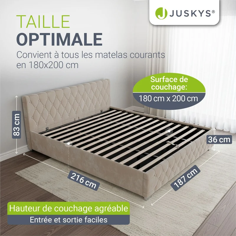 Lit coffre Nizza