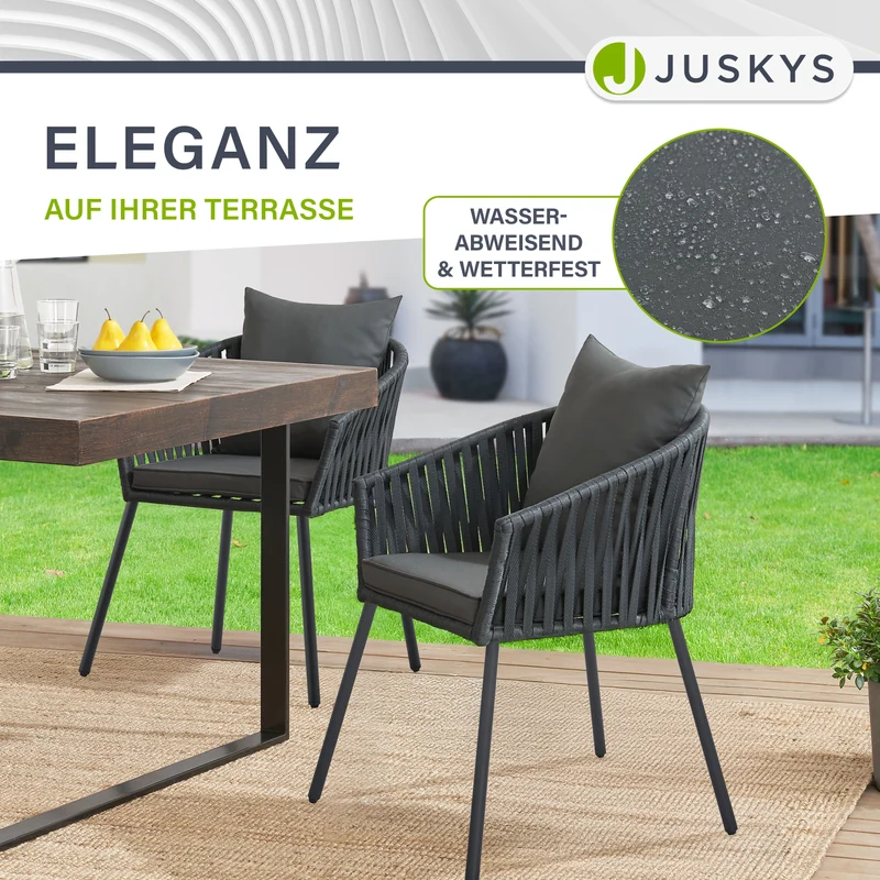 Lot de 2 chaises Rope