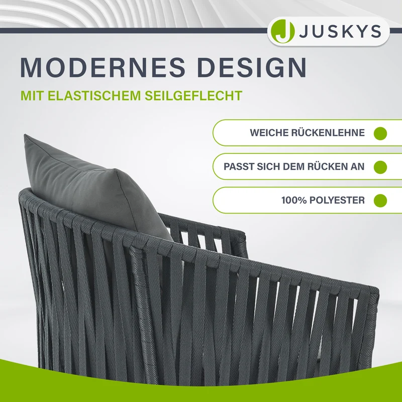 Lot de 2 chaises Rope