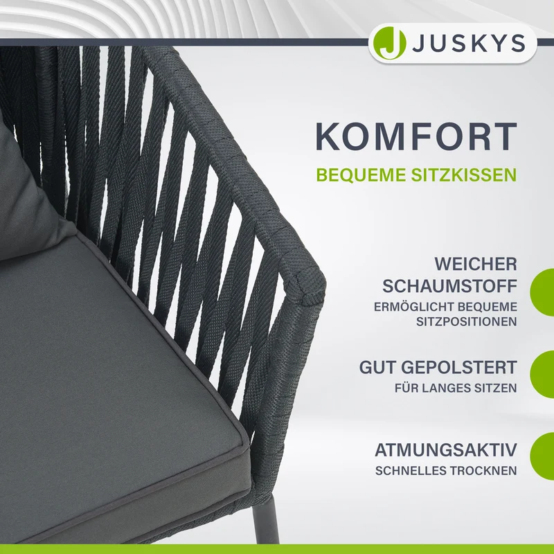 Lot de 2 chaises Rope
