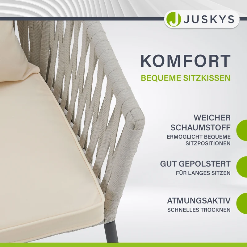 Lot de 2 chaises Rope