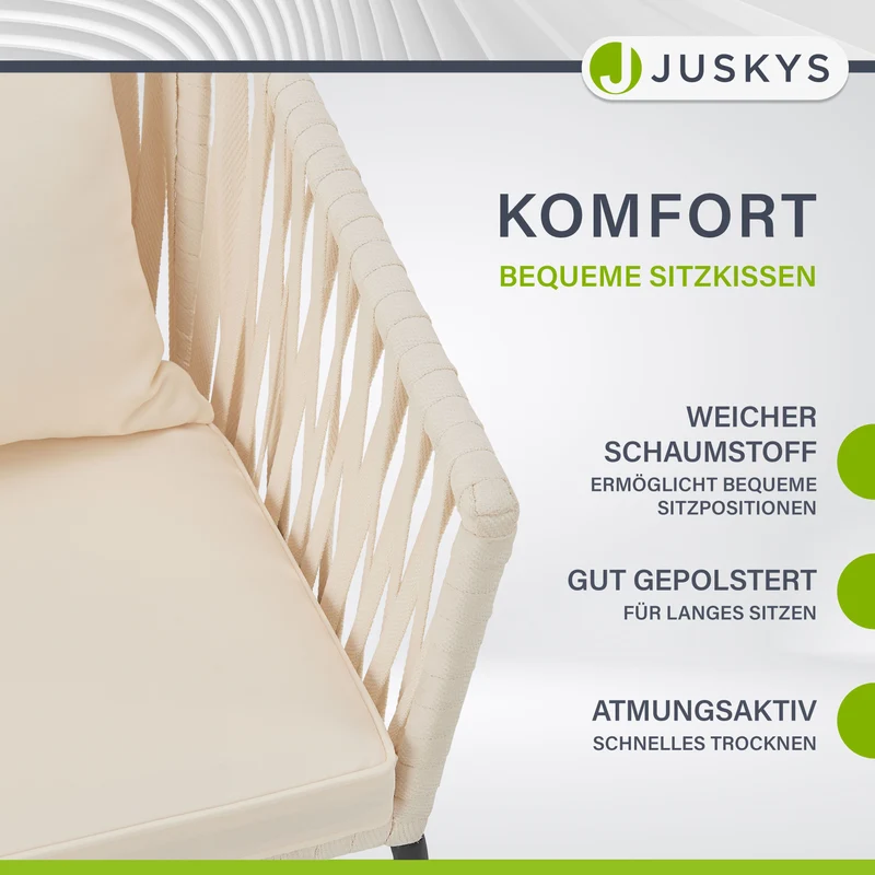 Lot de 2 chaises Rope