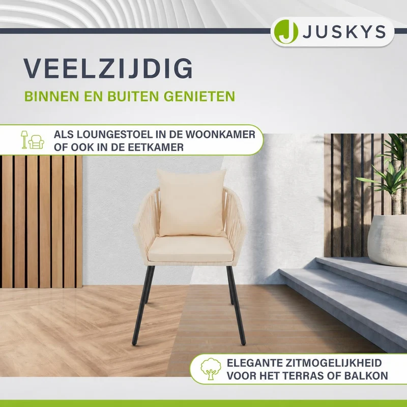 Lot de 2 chaises Rope