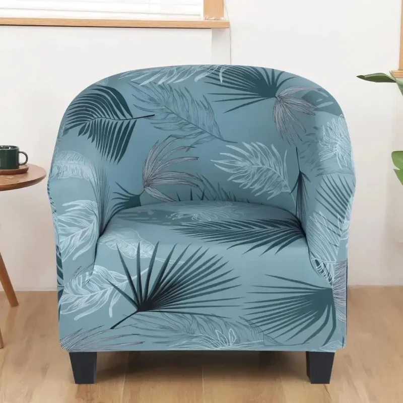 Housse fauteuil club floral SOLVIA