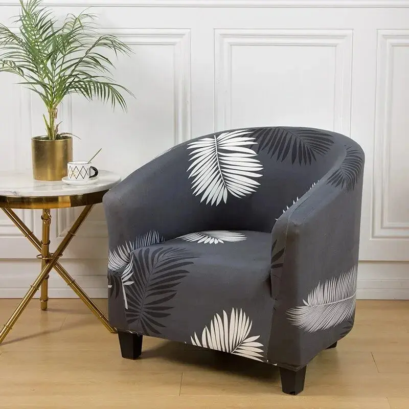 Housse fauteuil club floral SOLVIA