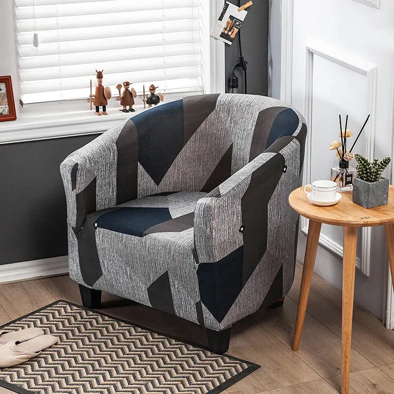 Housse Fauteuil Club Floral VELUNA