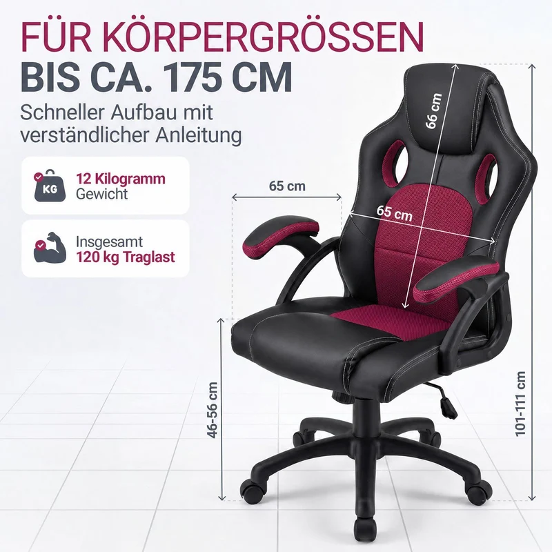 Chaise de bureau Racing Montreal