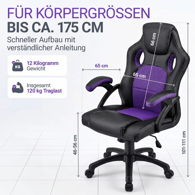 Chaise de bureau Racing Montreal