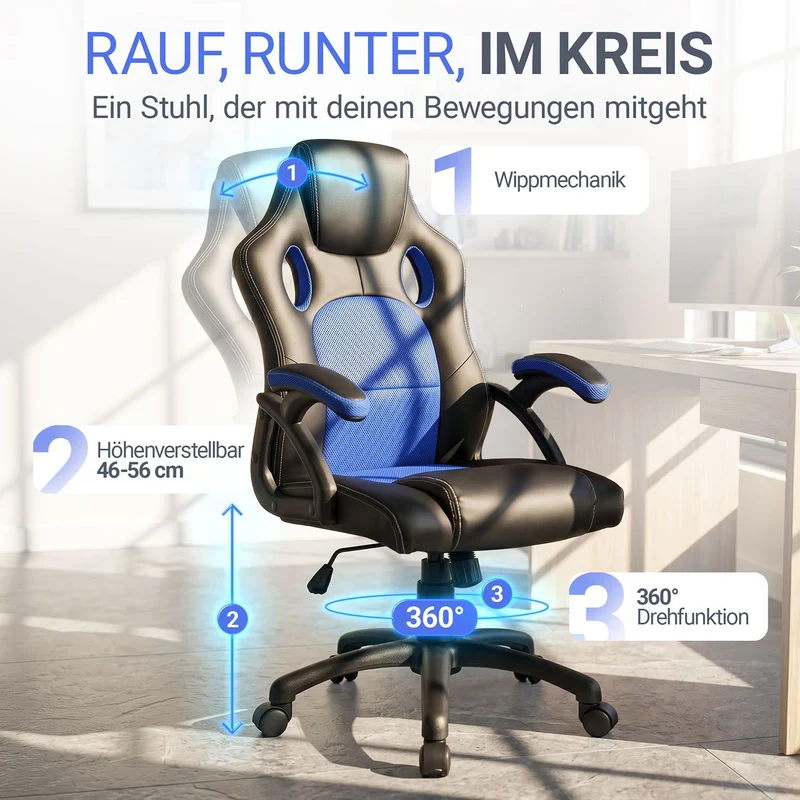 Chaise de bureau Racing Montreal