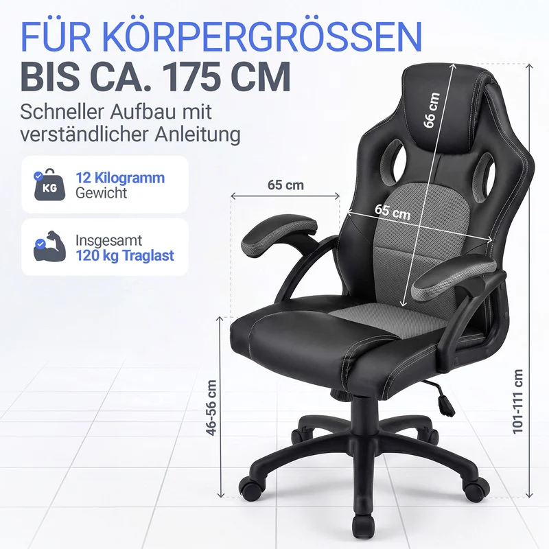 Chaise de bureau Racing Montreal