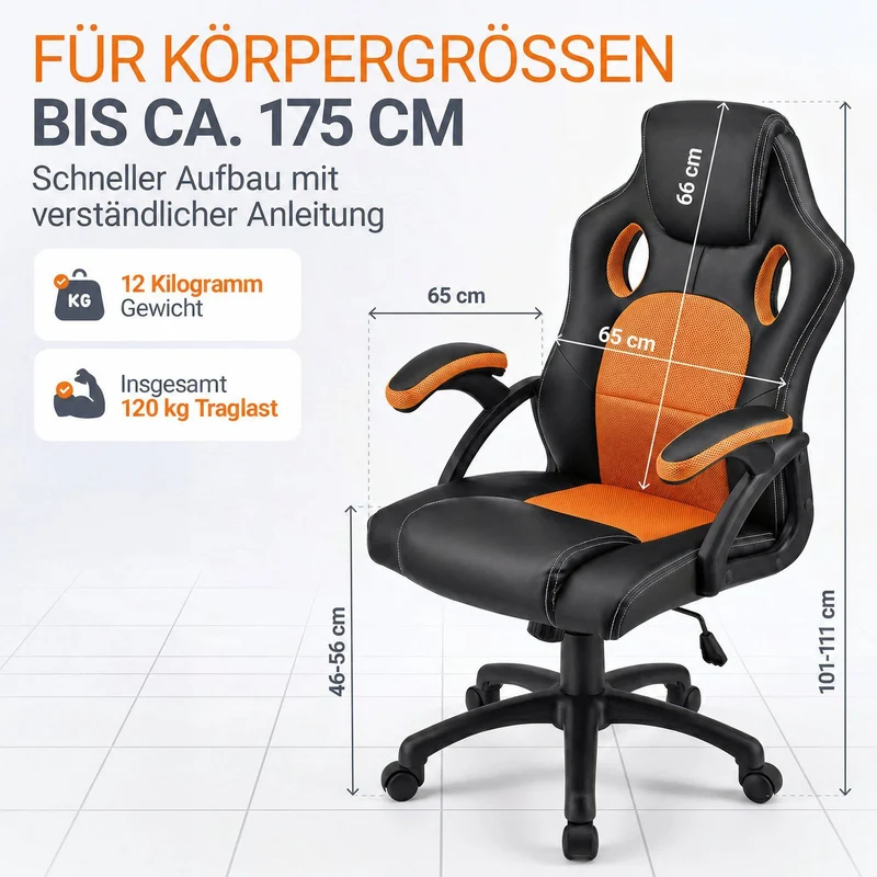Chaise de bureau Racing Montreal