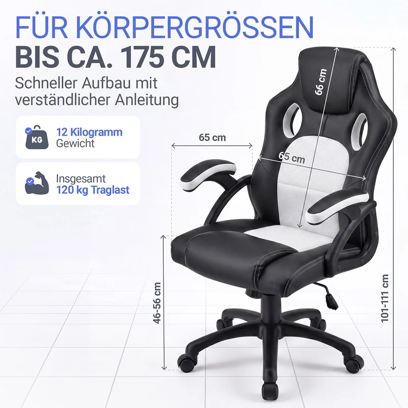 Chaise de bureau Racing Montreal