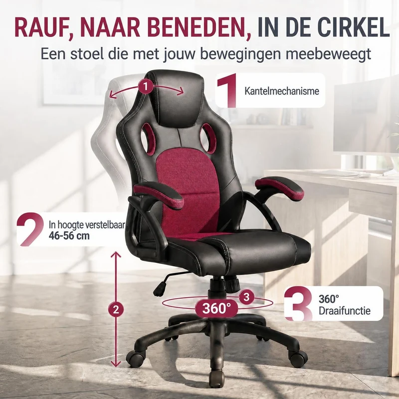 Chaise de bureau Racing Montreal